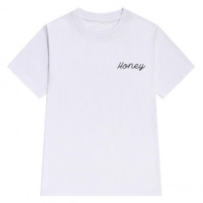 Футболка женская с принтом Белый  L